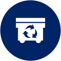 recycling bins icon
